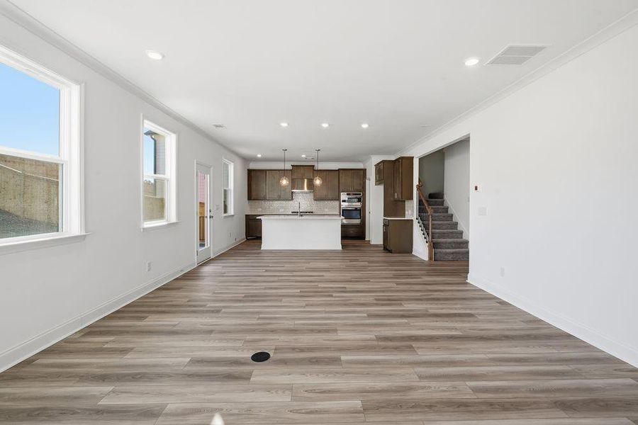 Spacious, unfurnished interior of a new home in Falls Creek, Flowery Branch (Image 19). Spacious, unfurnished interior of a new home in Falls Creek, Flowery Branch (Image 19).