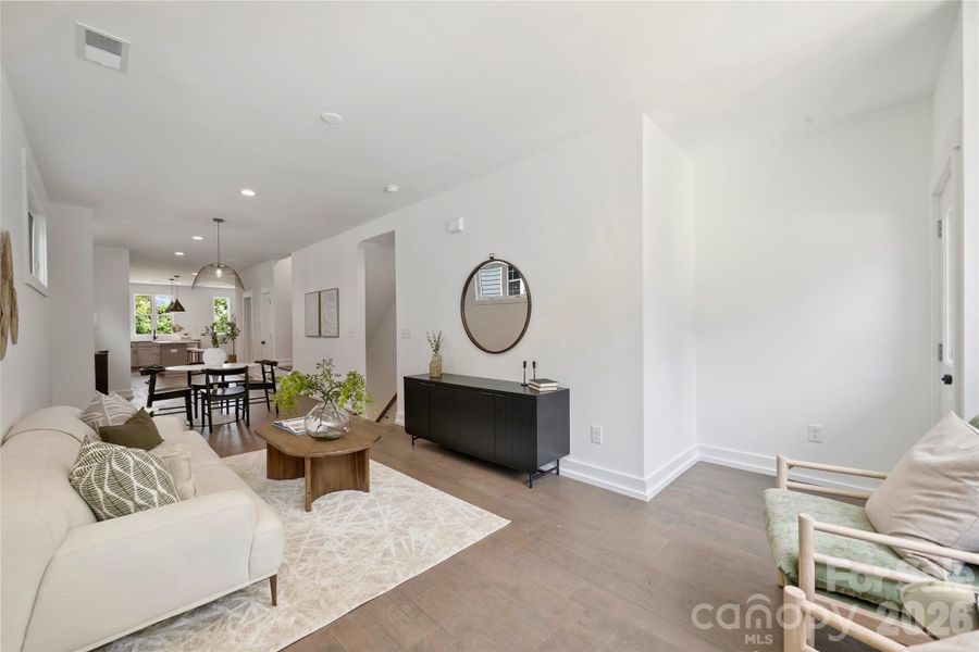Furnished interior view inside a new home in , Charlotte (Image 5).