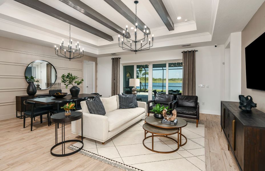Furnished interior view inside a new home in Riverwood, Zephyrhills (Image 12).
