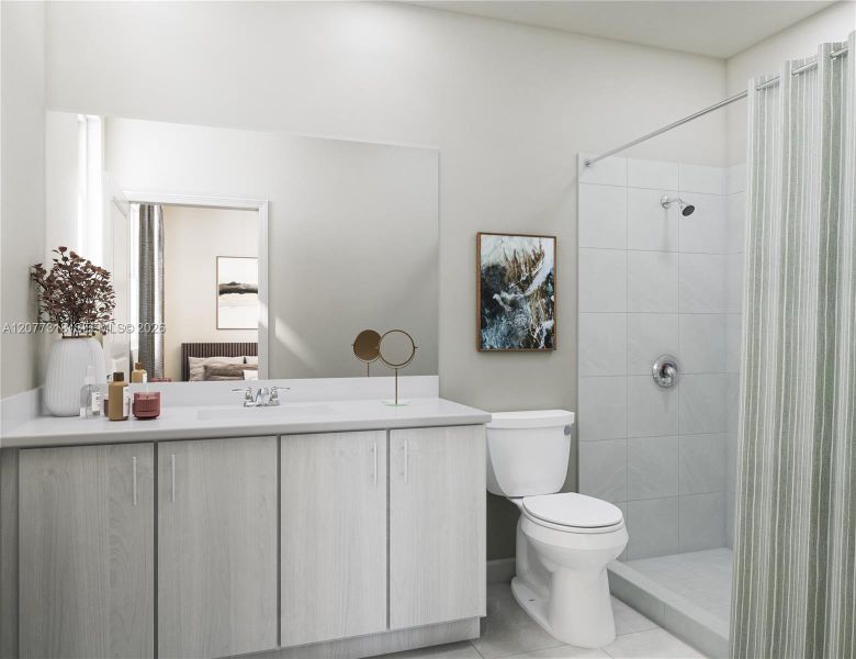 Furnished interior view inside a new home in , Florida City (Image 13).