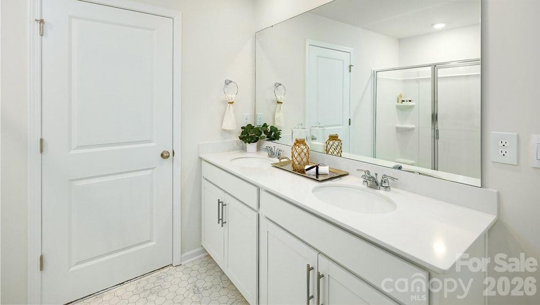 Furnished interior view inside a new home in Secrest Commons, Monroe (Image 23).