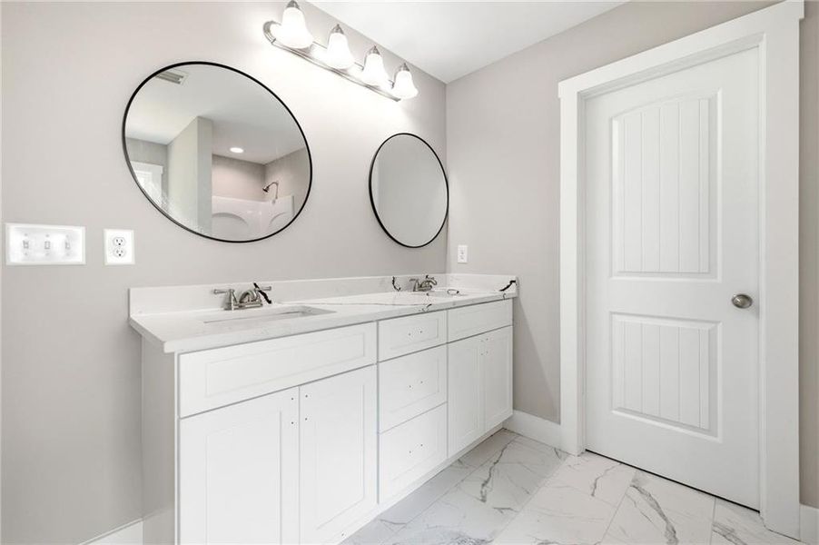 Furnished interior view inside a new home in , Mount Airy (Image 9).