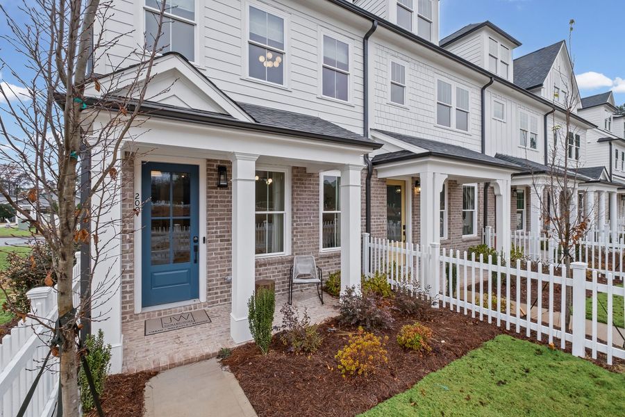 Representative exterior details of a home built from the The Greenfield by JW Collection in The Village at River Green, Canton (Image 3).
