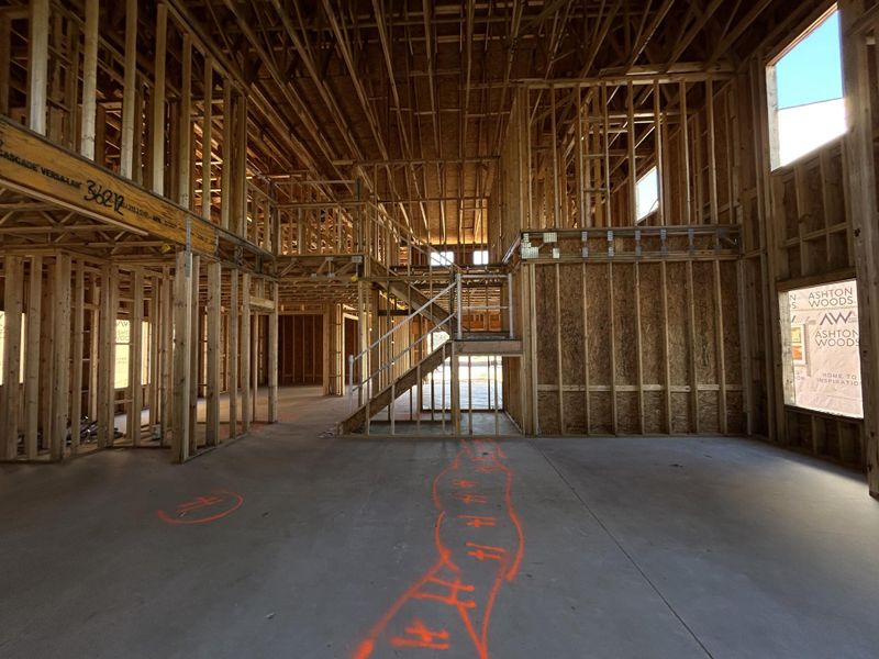 In-progress construction of a new home in Tea Farm: Presidents Series, Ravenel, SC (Image 68).