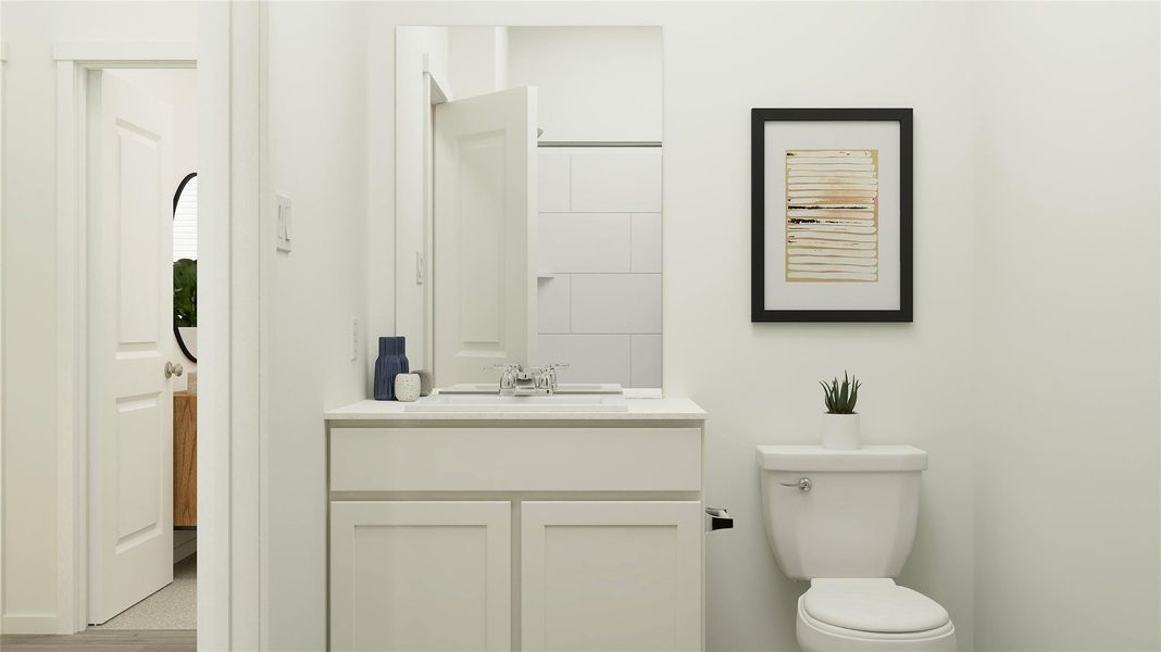 Furnished interior view inside a new home in Moore Landing, Magnolia (Image 21).