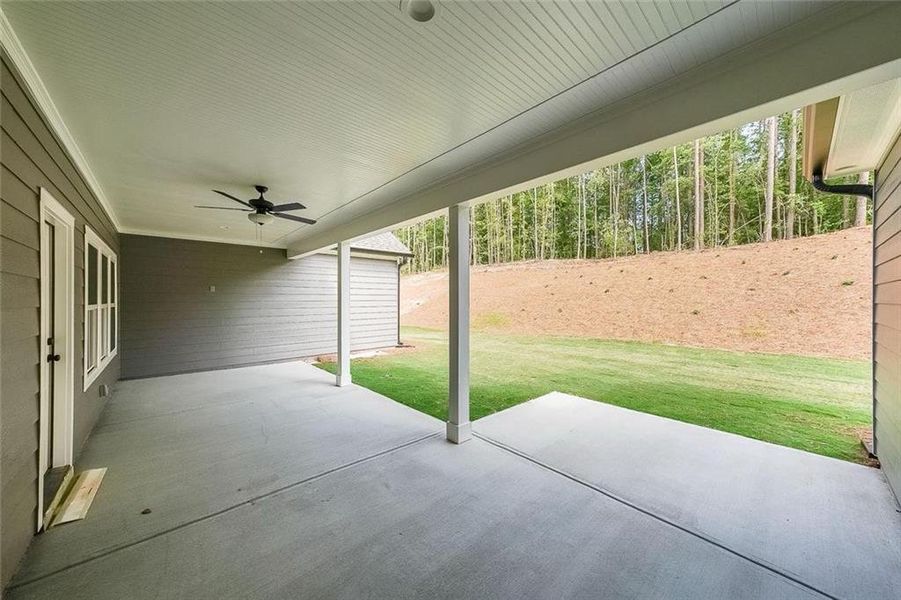 Exterior details and patio area of a home in , Rockmart (Image 3).