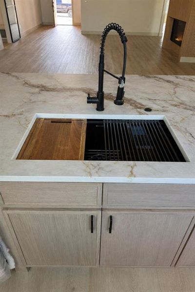 Close-up of interior finishes inside a home in , Sherman (Image 13).