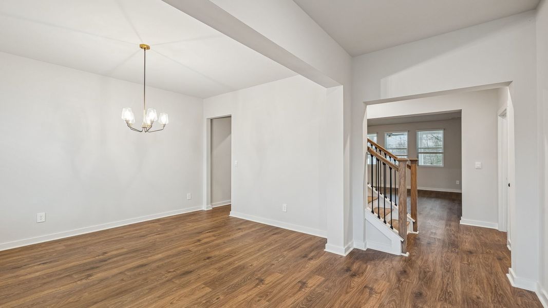 Representative unfurnished interior of a home built from the Tisdale by D.R. Horton in Harvest Point, Spring Hill (Image 24). Representative unfurnished interior of a home built from the Tisdale by D.R. Horton in Harvest Point, Spring Hill (Image 24).