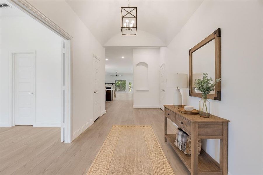 Furnished interior view inside a new home in , Boyd (Image 3).