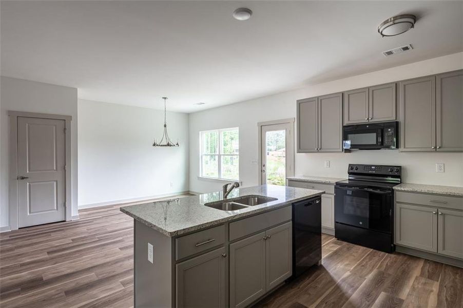 Furnished interior view inside a new home in , Lawrenceville (Image 2).