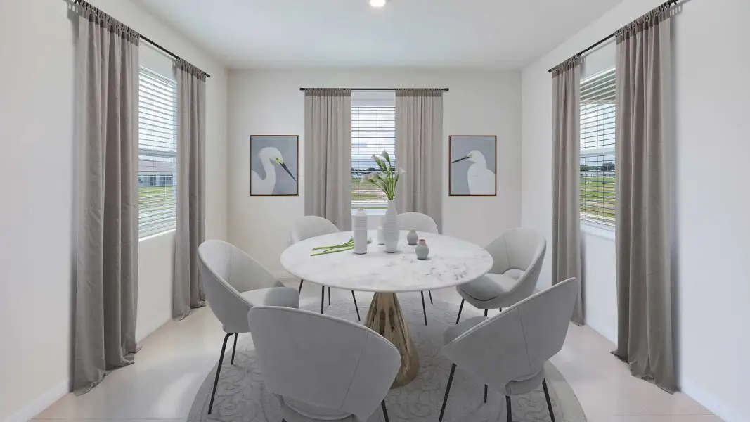 Furnished interior view inside a new home in Farm at Varrea, Plant City (Image 7).