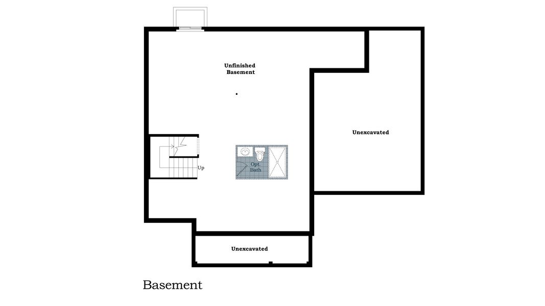 2D floor plan layout for the The Georgetown II by Norfolk Homes in Coronado Estates, Jackson, MI (Image 5).