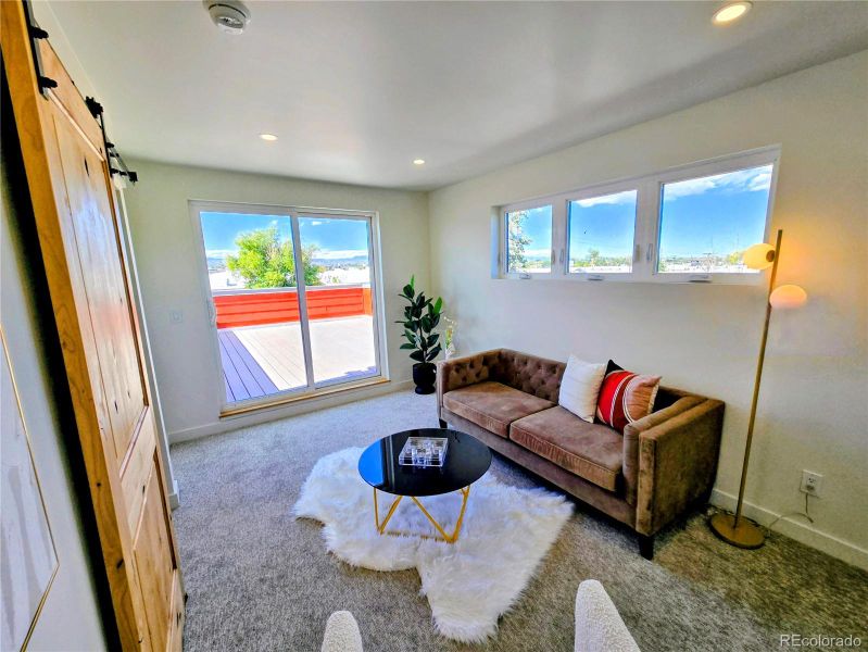 Furnished interior view inside a new home in , Denver (Image 6). Furnished interior view inside a new home in , Denver (Image 6).