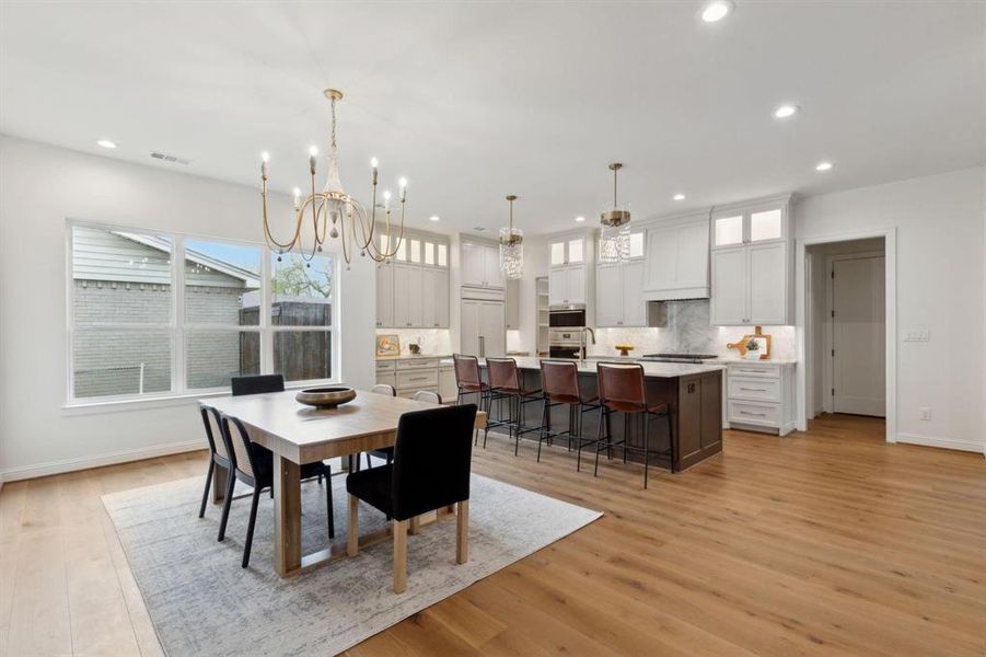 Furnished interior view inside a new home in , Dallas (Image 12).