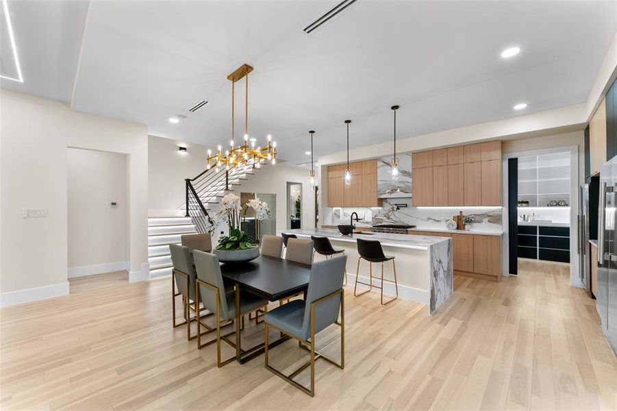 Furnished interior view inside a new home in , Dallas (Image 12). Furnished interior view inside a new home in , Dallas (Image 12).