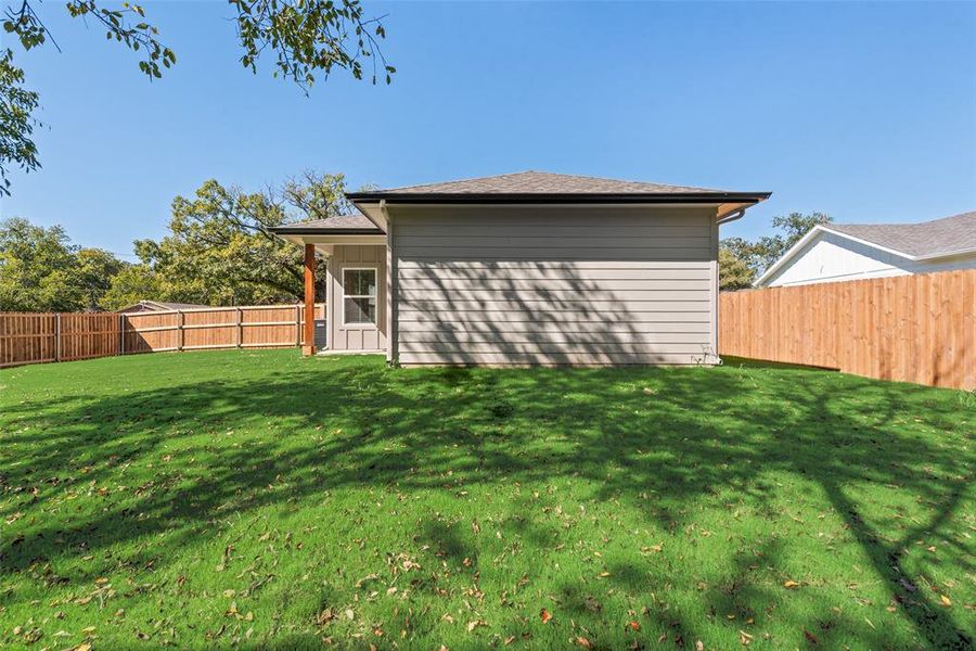 Exterior details and patio area of a home in , Bonham (Image 2). Exterior details and patio area of a home in , Bonham (Image 2).