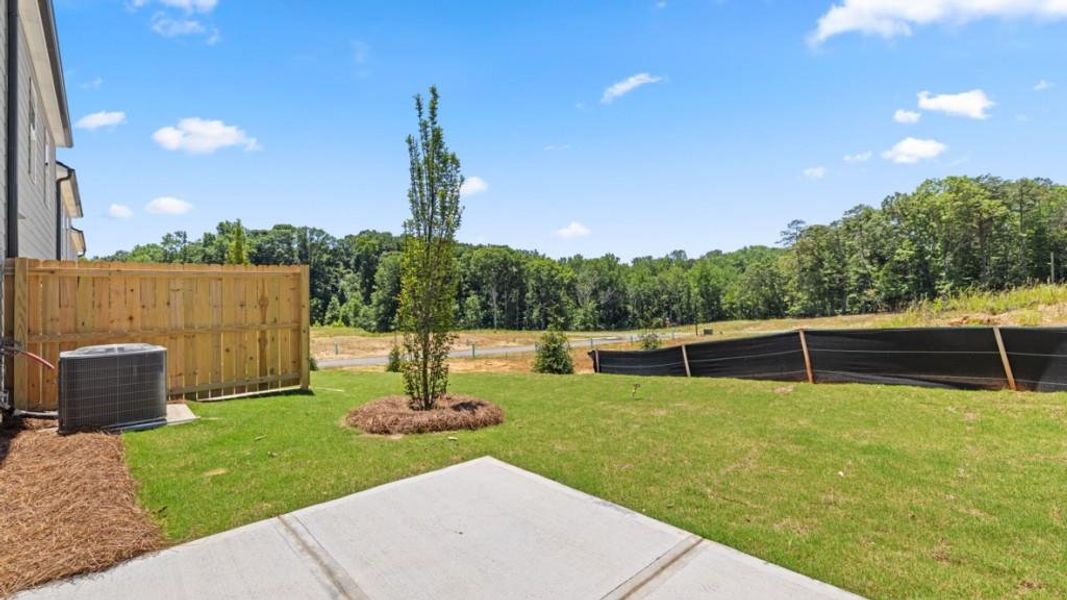 Exterior details and patio area of a home in Village at Pine Valley, Gainesville (Image 3).
