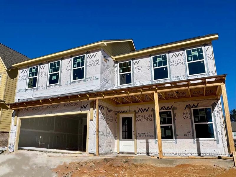 Front Exterior Construction Progress