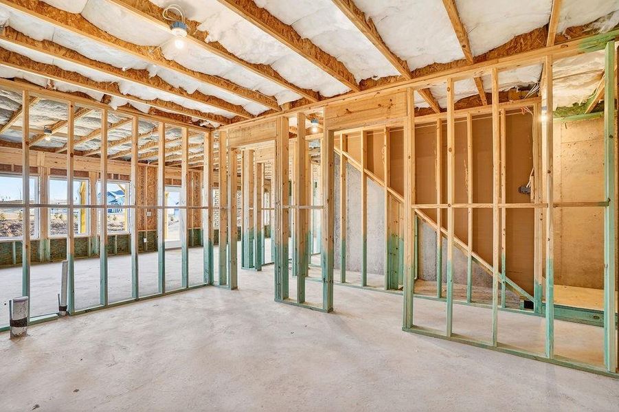 In-progress construction of a new home in The Manor at Gainesville Township, Gainesville, GA (Image 30).