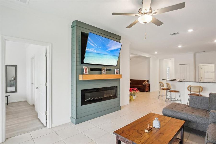 View of living area with access to Master Bedroom. View of living area with access to Master Bedroom.