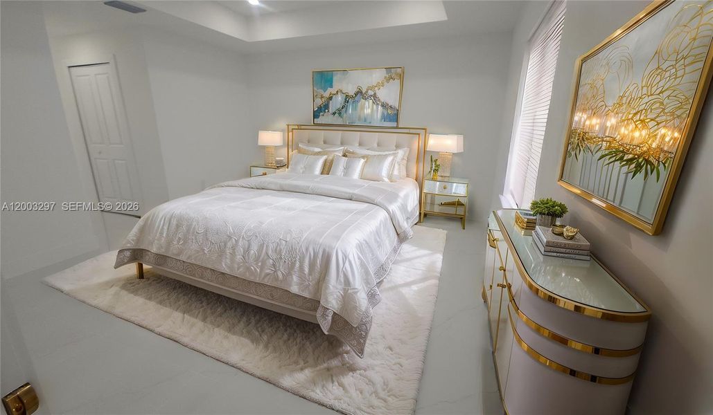 Furnished interior view inside a new home in , Lehigh Acres (Image 9).