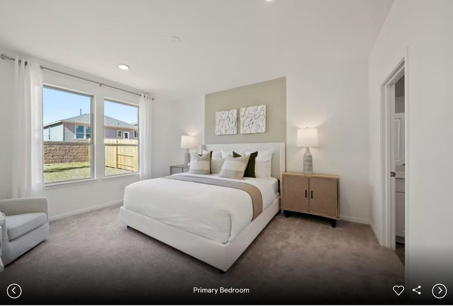 Photo of Centex model home with same floor plan, not of actual home listed.