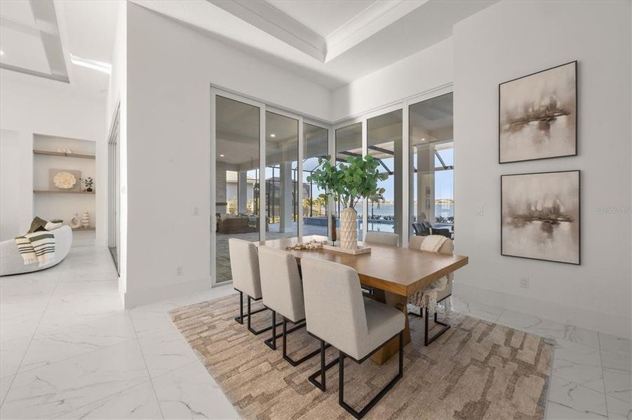 Furnished interior view inside a new home in , Sarasota (Image 40). Furnished interior view inside a new home in , Sarasota (Image 40).