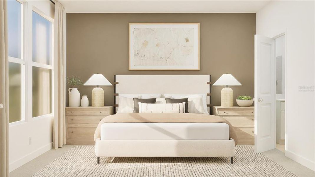 Furnished interior view inside a new home in Wellness Ridge: Eventide Collection, Clermont (Image 20).