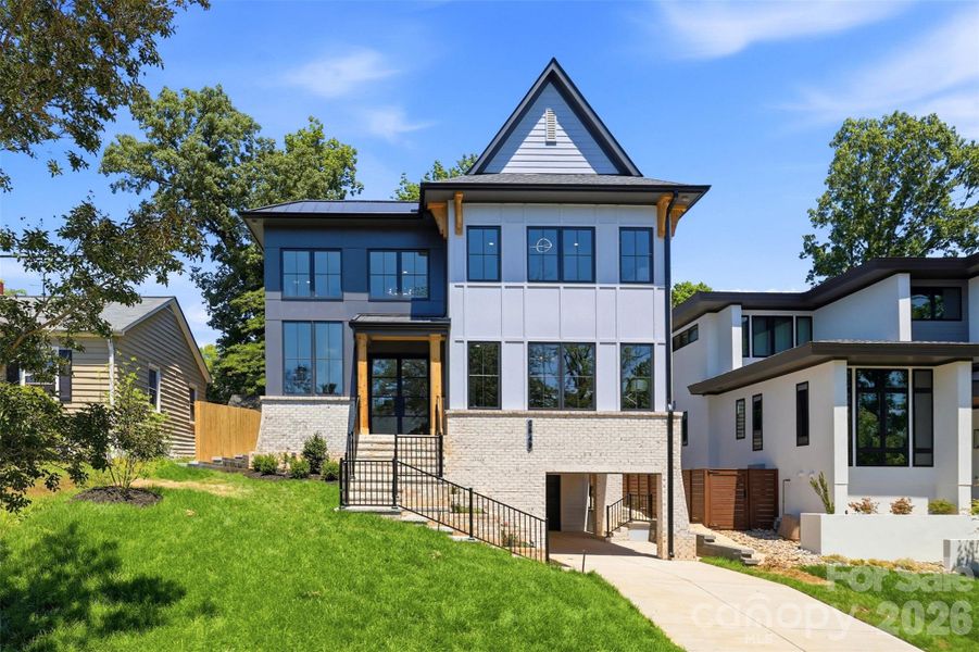 Front exterior of a new home in , Charlotte, NC, highlighting curb appeal (Image 28).