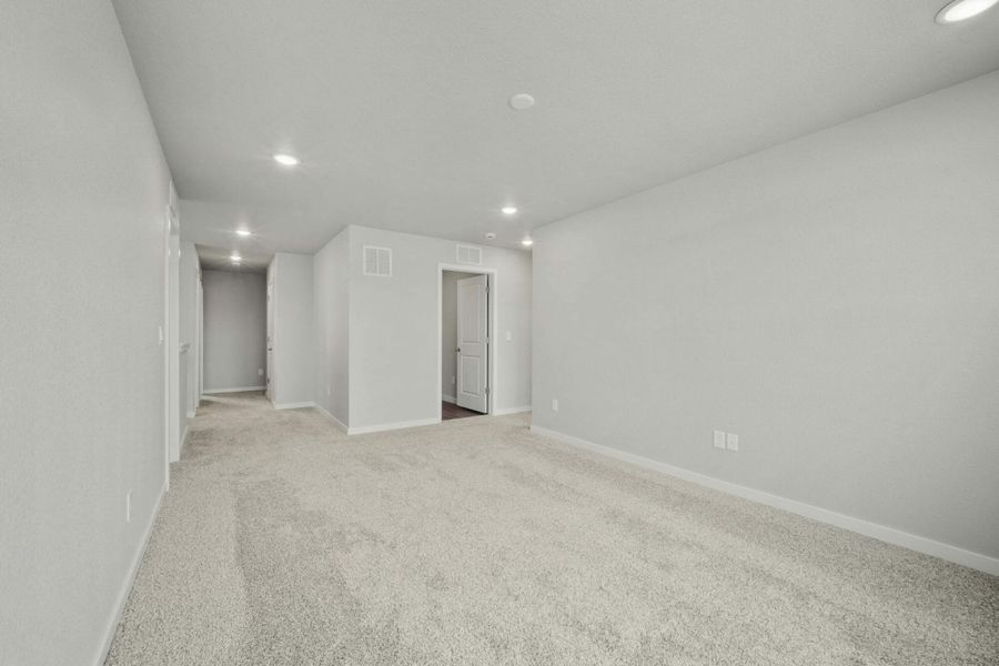 Representative unfurnished interior of a home built from the Balsam by View Homes in Aspen Ranch, Fountain (Image 25).