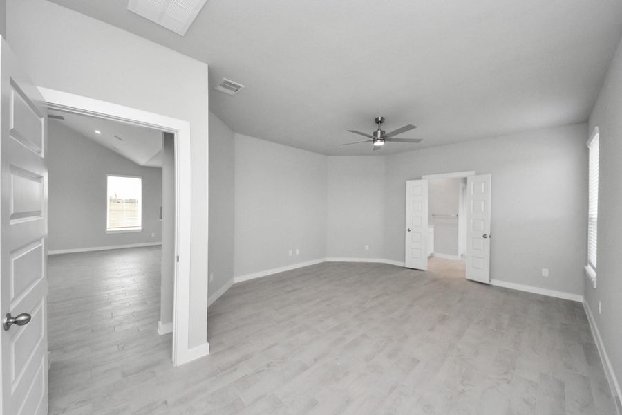Unwind in style in this remarkable primary suite after a long day! Sample photo of completed home with similar floor plan. Actual colors and selections may vary. Unwind in style in this remarkable primary suite after a long day! Sample photo of completed home with similar floor plan. Actual colors and selections may vary.