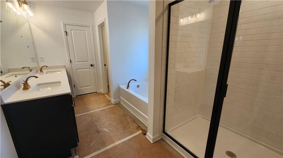 In-progress construction of a new home in The Estates at Casteel, Bethlehem, GA (Image 21).