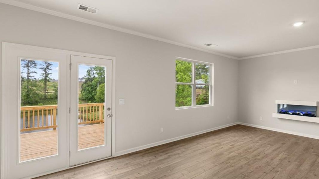 Spacious, unfurnished interior of a new home in Thompson Ridge, Dallas (Image 14). Spacious, unfurnished interior of a new home in Thompson Ridge, Dallas (Image 14).