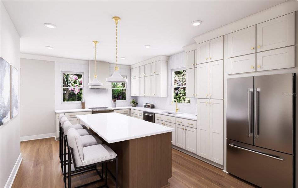 Furnished interior view inside a new home in Blanc, St. Petersburg (Image 17).