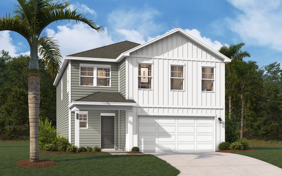 Representative exterior photo of a completed home built from the Frazier by Stanley Martin Homes in Essence at Bent Creek Village, Thomson, GA (Image 60). Representative exterior photo of a completed home built from the Frazier by Stanley Martin Homes in Essence at Bent Creek Village, Thomson, GA (Image 60).