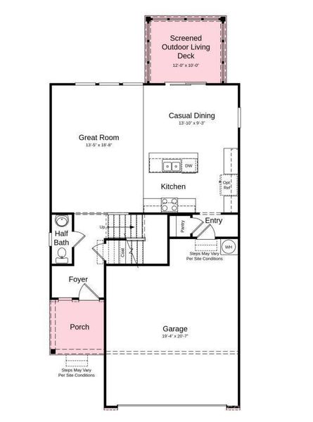 Structural Options: Screened Covered Outdoor Living Deck, Primary Bath Fiberglass Shower Pan