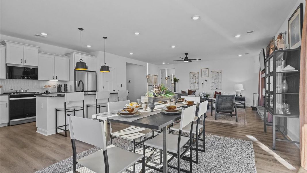 Representative furnished interior of a home built from the Wakefield by DRB Homes in Rosemary Grove, Greenville (Image 13).