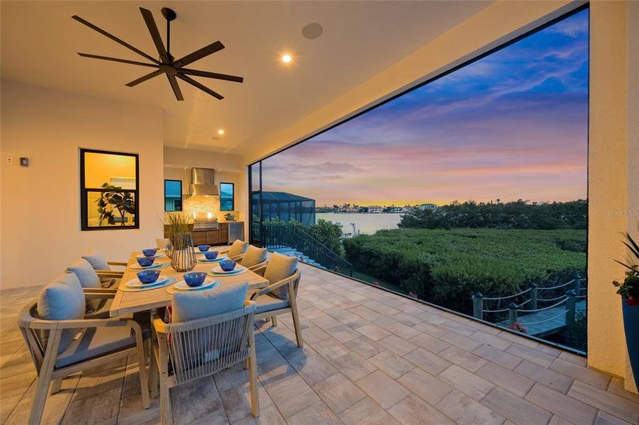 Exterior details and patio area of a home in , Nokomis (Image 30).