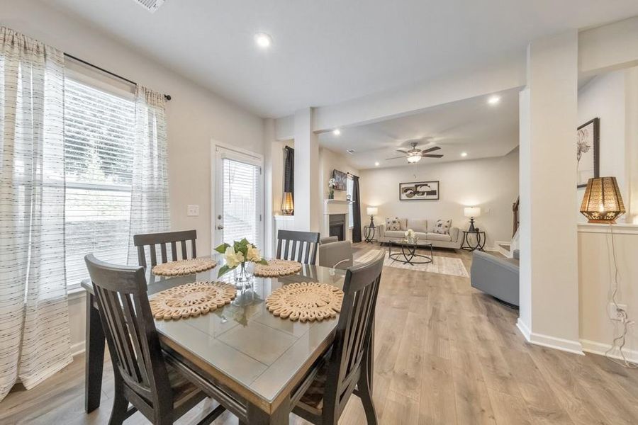 Furnished interior view inside a new home in Old Lost Mountain Estates, Powder Springs (Image 17).