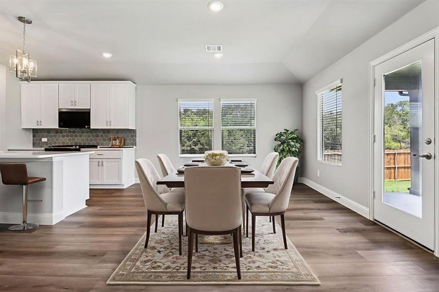 Photo is not of the actual home, but is an inspirational photo of builder’s model home and may depict options, furnishings, and/or decorator features that are not included.