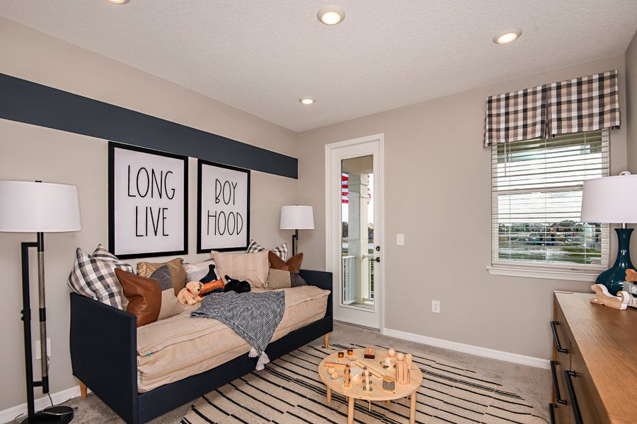 Furnished interior view inside a new home in Harvest at Ovation, Winter Garden (Image 26). Furnished interior view inside a new home in Harvest at Ovation, Winter Garden (Image 26).