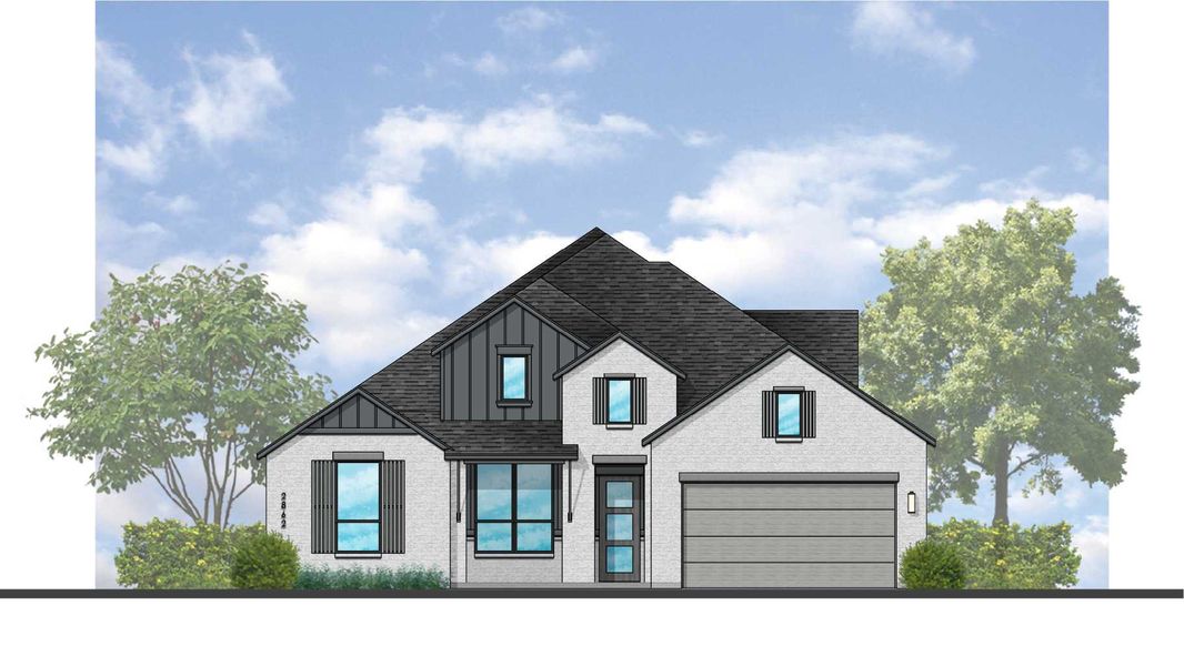 Representative Elevation - some options shown