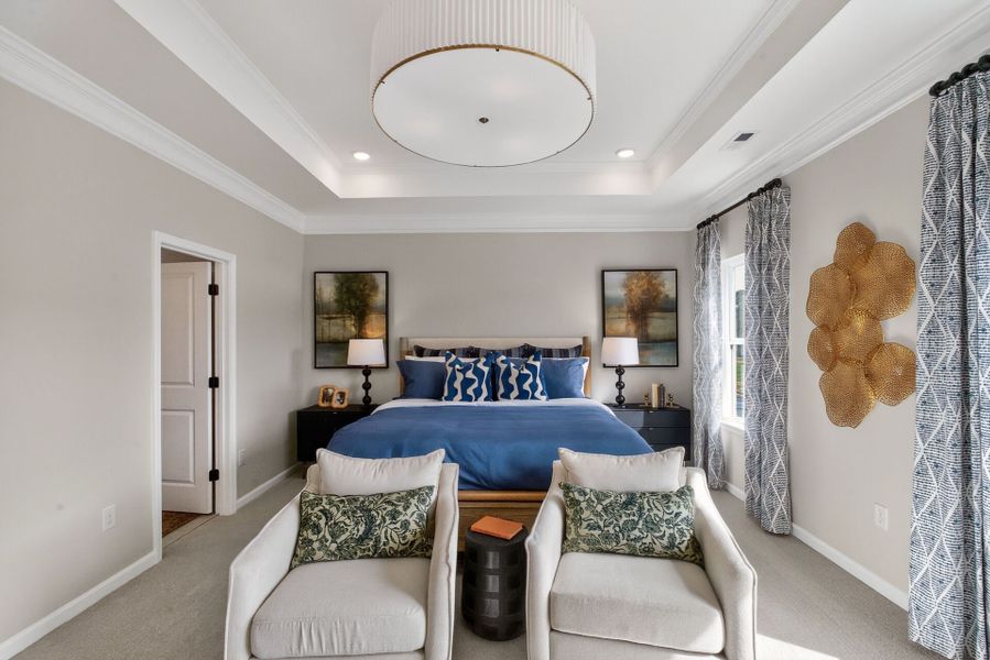 Furnished interior view inside a new home in Cape Overlook, Lillington (Image 12).