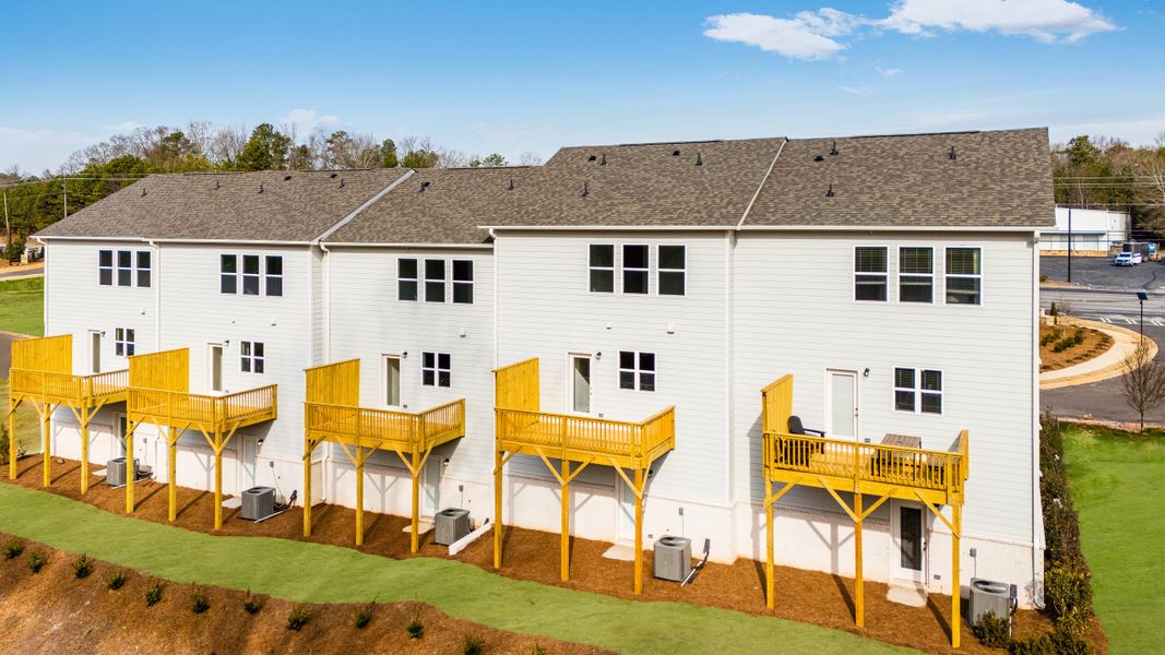 Exterior details and patio area of a home in Somerset at Veterans Memorial, Mableton (Image 17). Exterior details and patio area of a home in Somerset at Veterans Memorial, Mableton (Image 17).