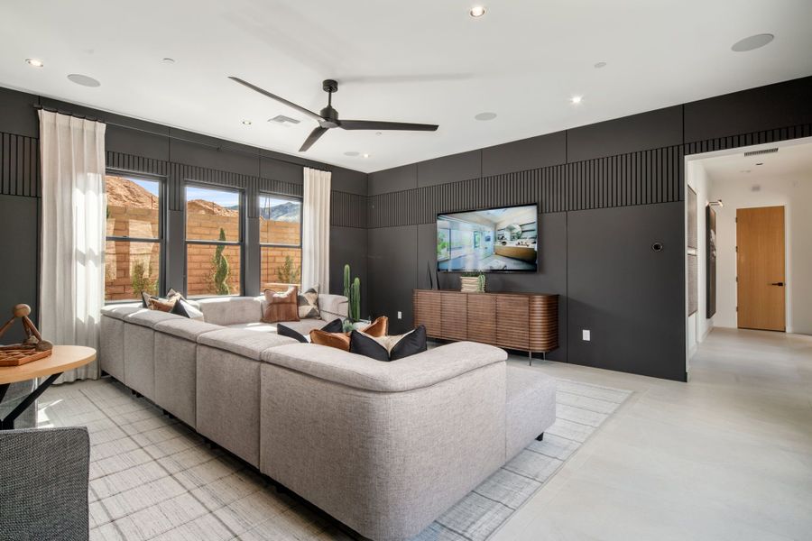 Representative furnished interior of a home built from the Cheval by Camelot Homes in Shadow Ridge, Scottsdale (Image 40).