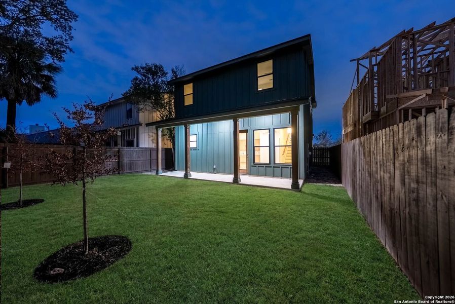 Exterior details and patio area of a home in , San Antonio (Image 31).