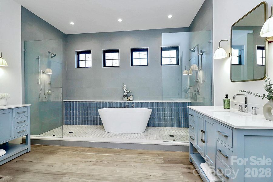 Furnished interior view inside a new home in , Charlotte (Image 31).