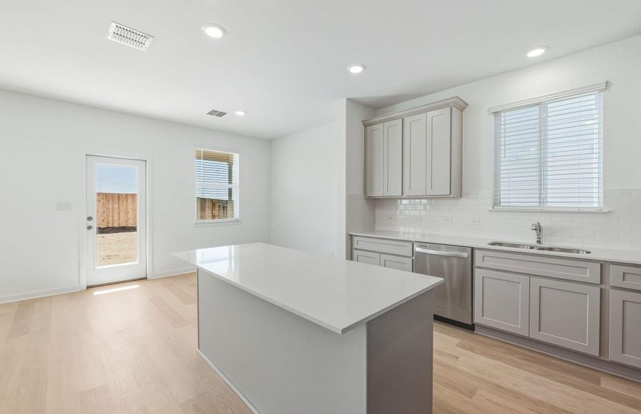 Furnished interior view inside a new home in Sunfield, Buda (Image 9).