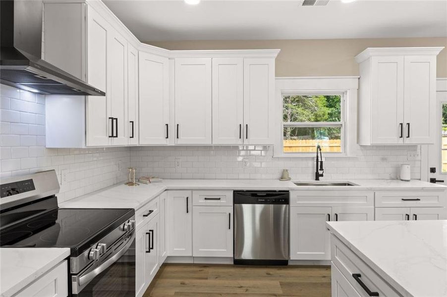 Furnished interior view inside a new home in , Douglasville (Image 10).