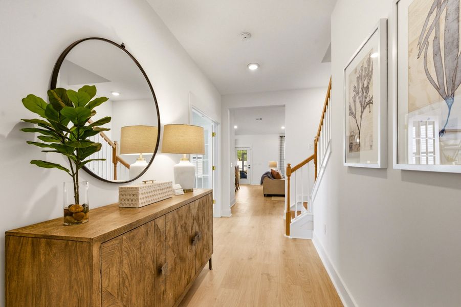 Representative furnished interior of a home built from the Savannah by Beazer Homes in Sunset Landing, Little River (Image 5).